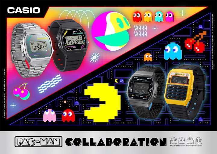 世界的人気ゲーム・パックマンが腕時計に!?遊び心溢れるカシオのコラボ