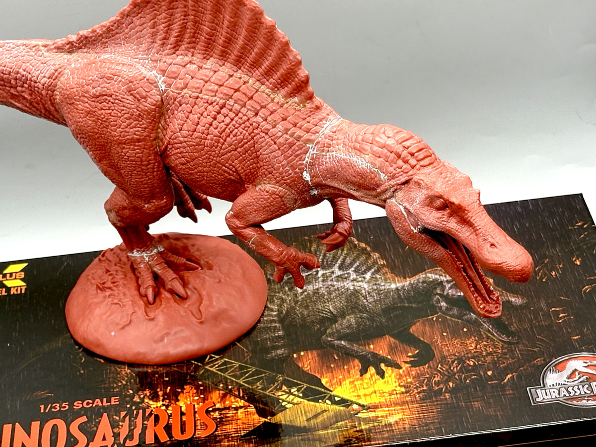 最強恐竜スピノサウルスを筆塗りでリアルに仕上げる！【ジュラシック