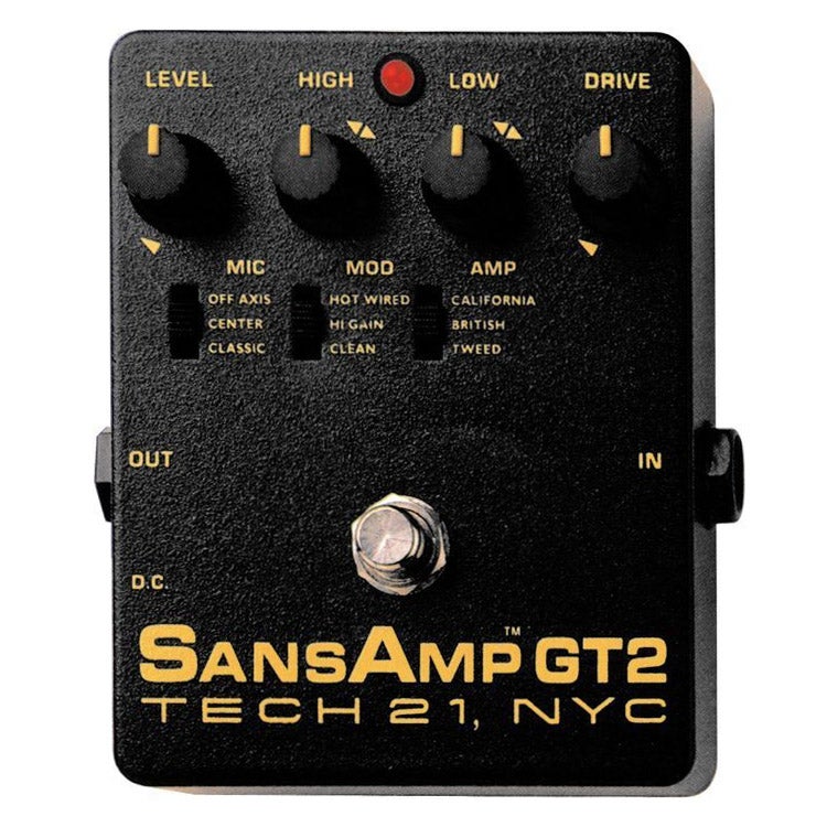 Tech 21 SansAmp GT-2 Amp Pedal | Bax Music