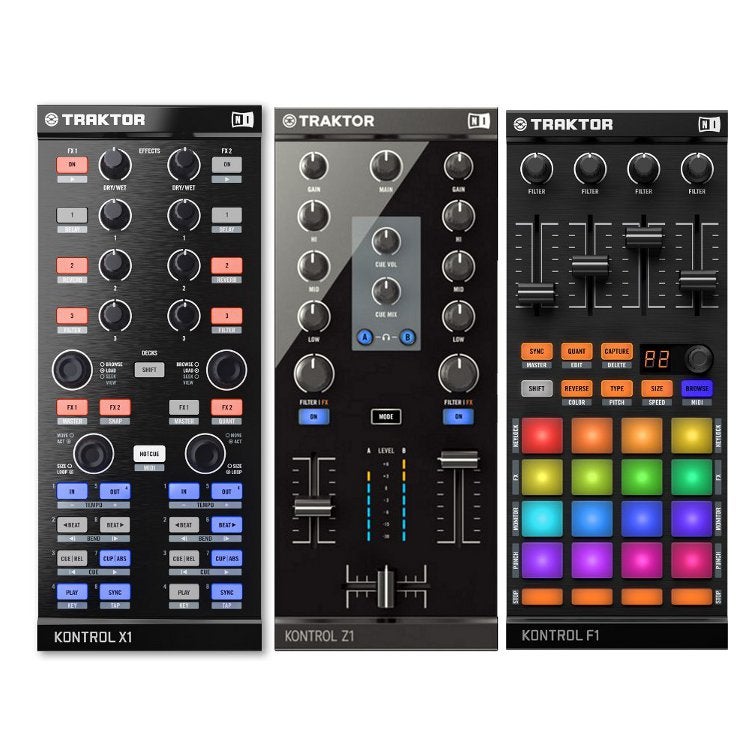Native Instruments Traktor Kontrol bundel: X1, F1 en Z1 | Bax Music