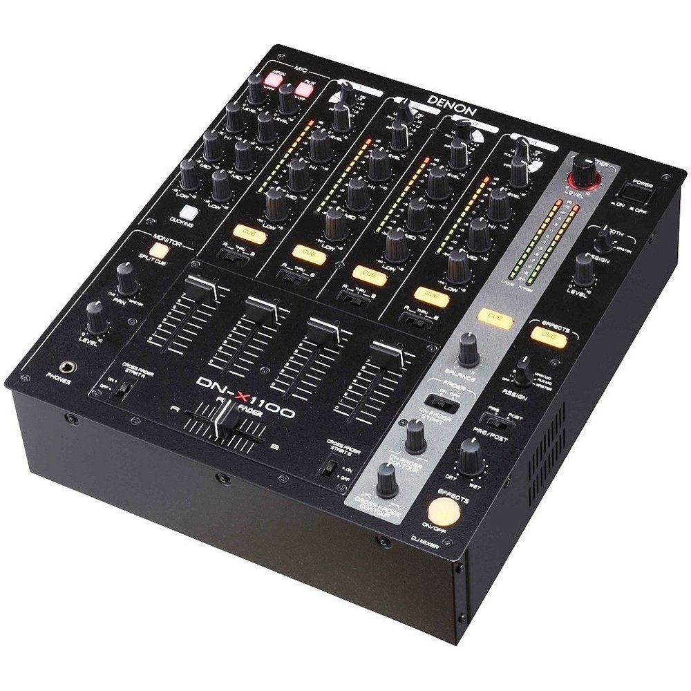 Denon DJ DN-X1100 DJ mixer zwart | Bax Music