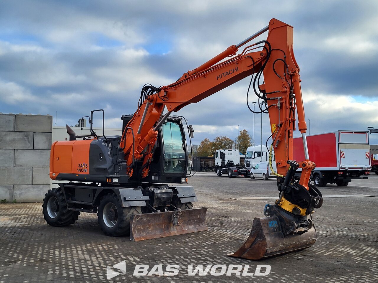 Hitachi ZX140W -5B Wheeled excavator - BAS World