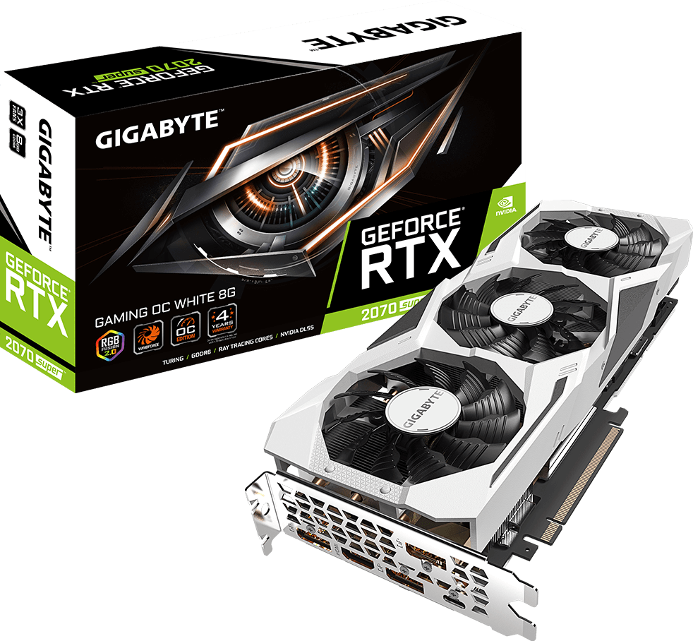 GeForce® RTX 2070 SUPER™ GAMING OC WHITE 8G - GIGABYTE Japan