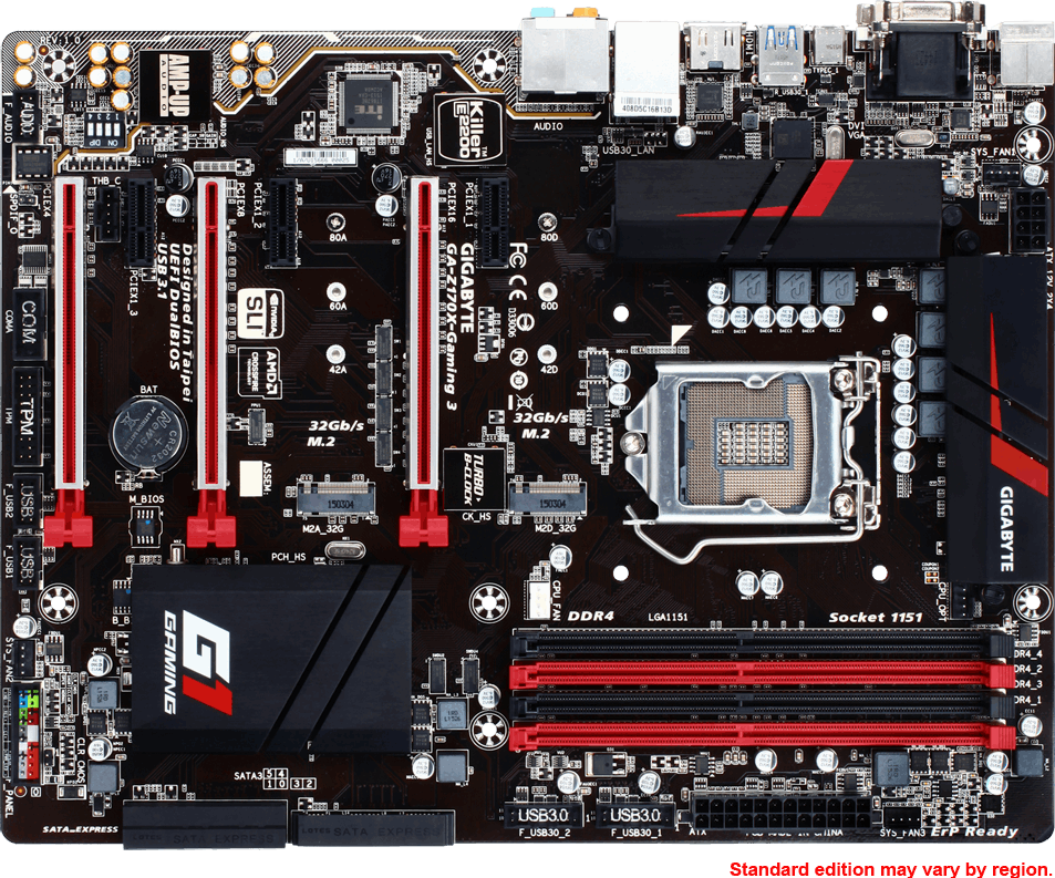 GA-Z170X-Gaming 3 (Rev. 1.0) - GIGABYTE Brazil