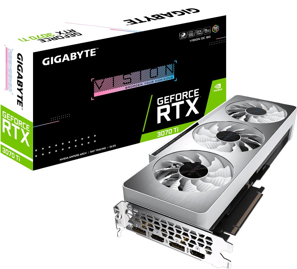 GeForce RTX™ 3070 Ti VISION OC 8G - GIGABYTE Japan