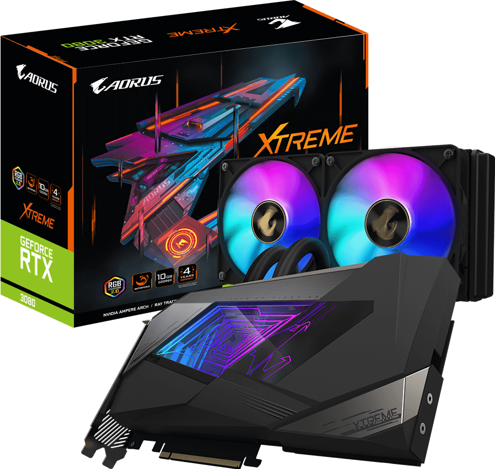 AORUS GeForce RTX™ 3080 XTREME WATERFORCE 10G (Rev. 1.0