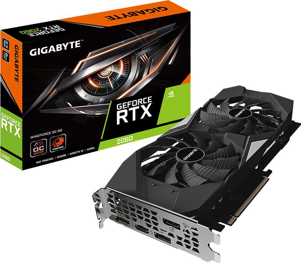 GeForce RTX™ 2060 WINDFORCE OC 6G (Rev. 1.0) - GIGABYTE Brazil