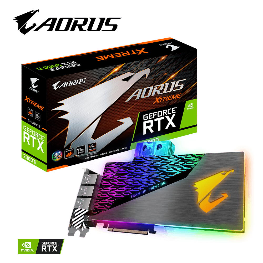 AORUS GeForce RTX™ 2080 Ti XTREME WATERFORCE WB 11G｜AORUS