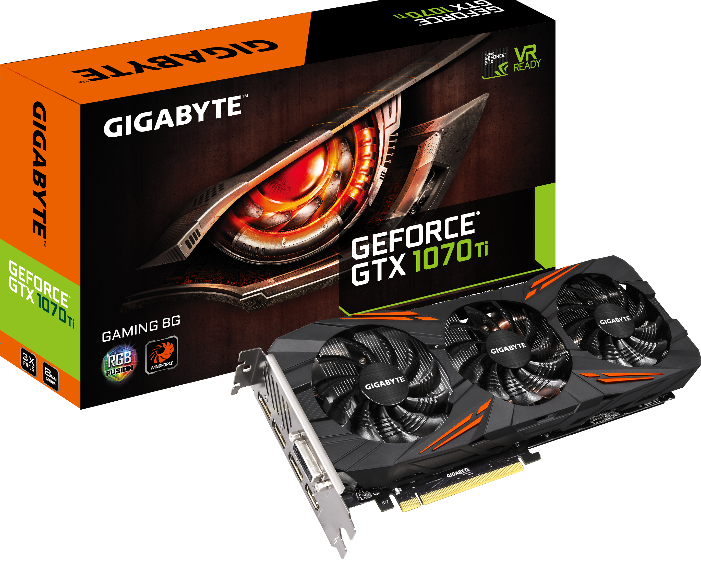 GeForce® GTX 1070 Ti Gaming 8G - GIGABYTE Global