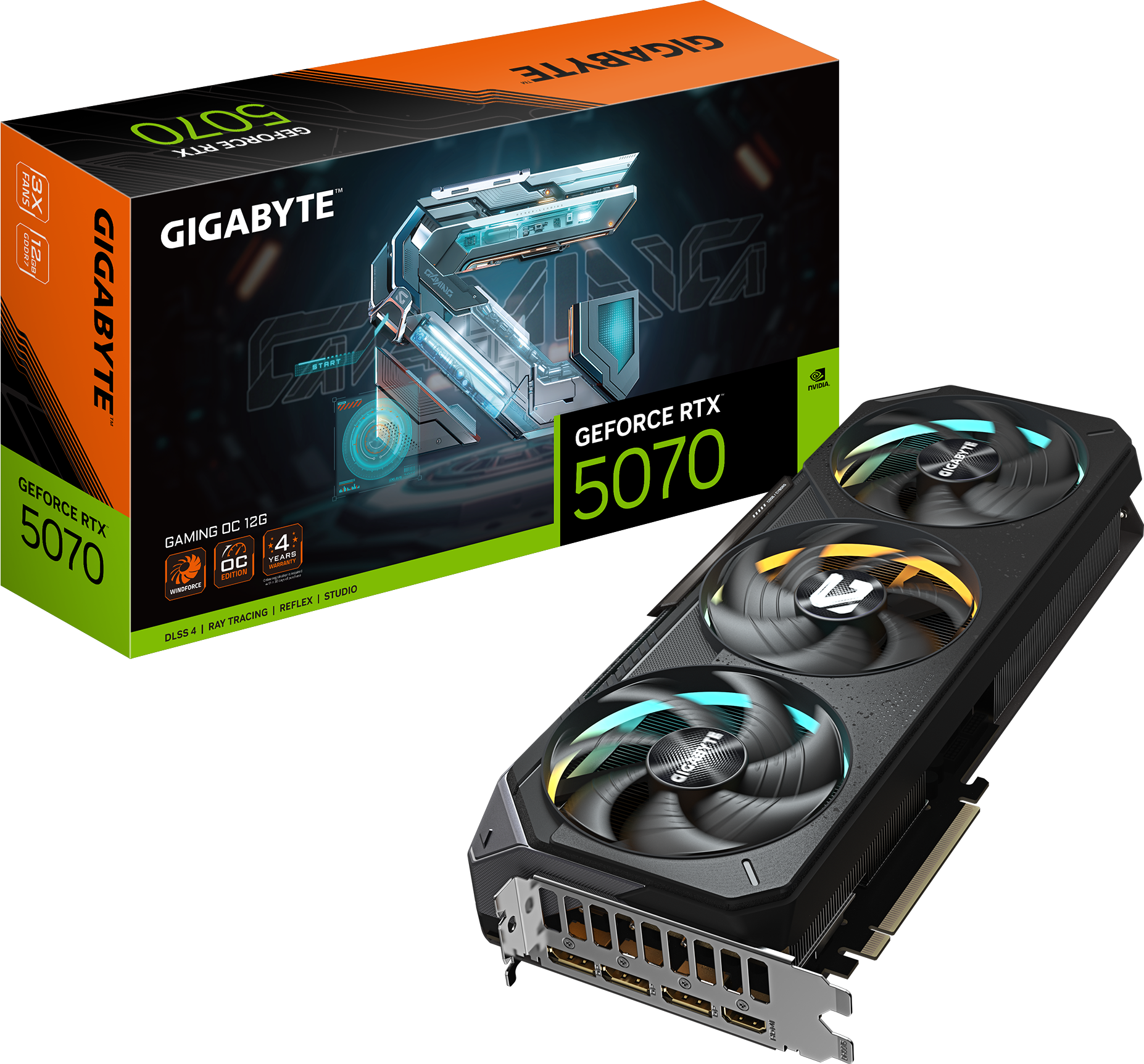 GeForce RTX™ 5070 GAMING OC 12G - GIGABYTE Global