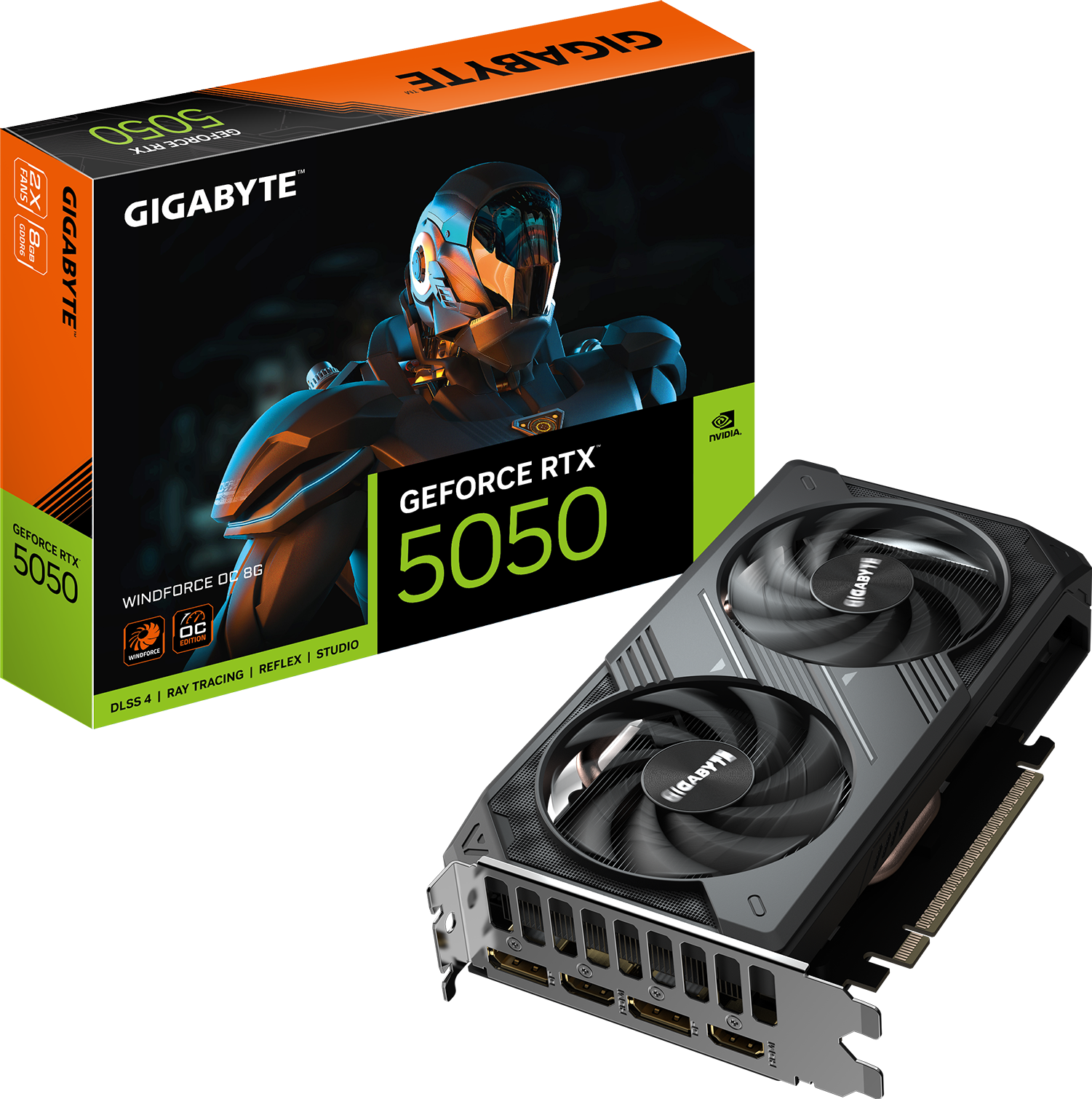 GeForce RTX™ 5050 WINDFORCE OC 8G - GIGABYTE U.S.A.