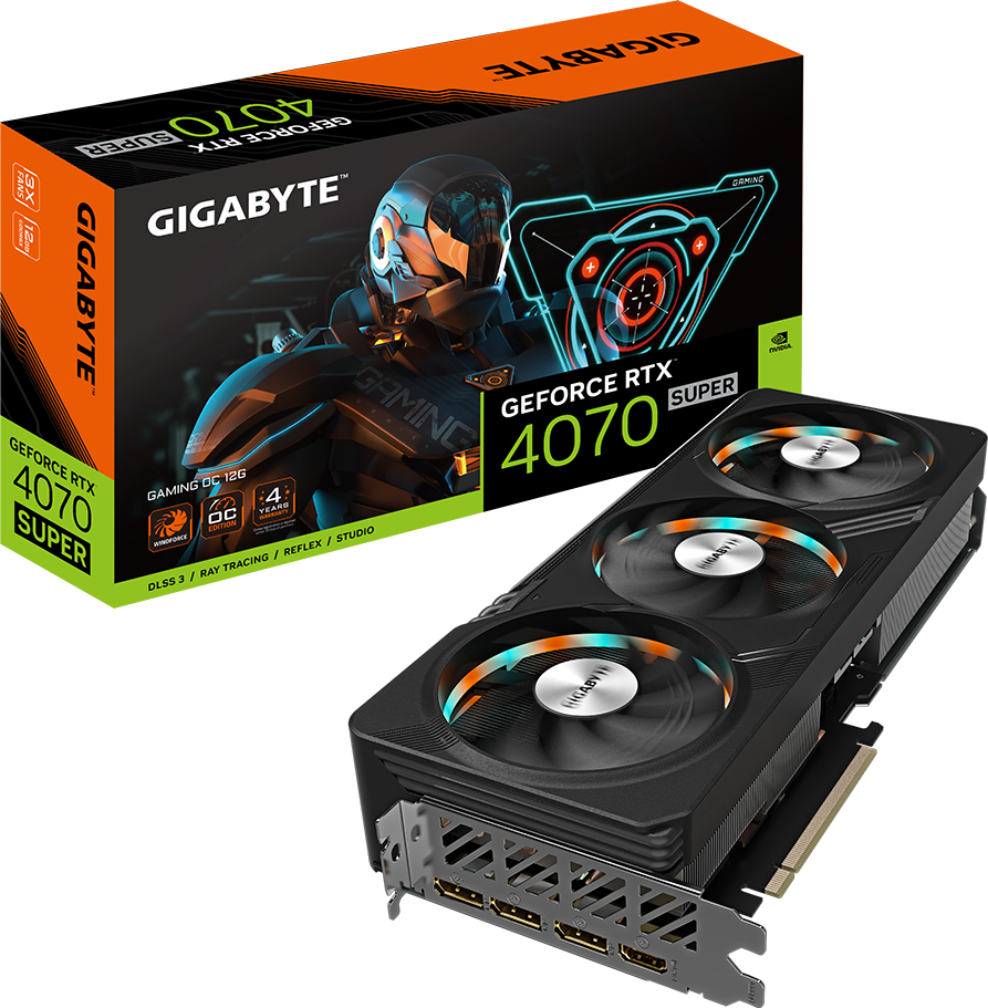 GeForce RTX™ 4070 SUPER GAMING OC 12G - GIGABYTE Global