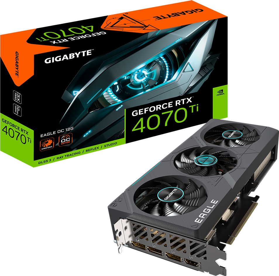 GeForce RTX™ 4070 Ti EAGLE OC 12G (Rev. 2.0) - GIGABYTE Global