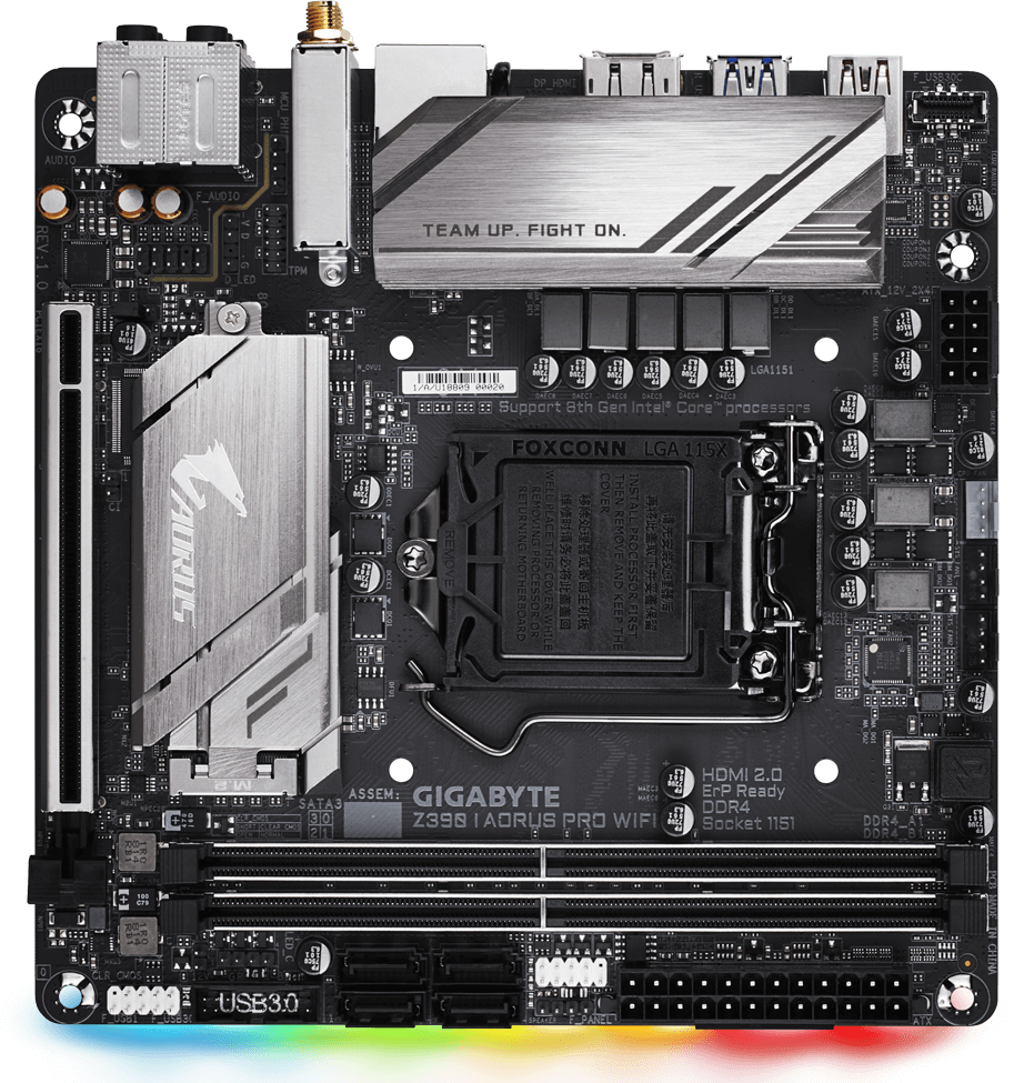 Z390 I AORUS PRO WIFI (Rev. 1.0) - GIGABYTE U.S.A.