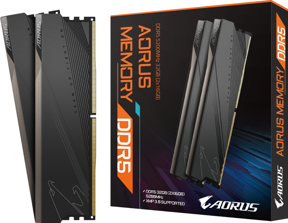 AORUS Memory DDR5 32GB (2x16GB) 5200MT/s - GIGABYTE Global