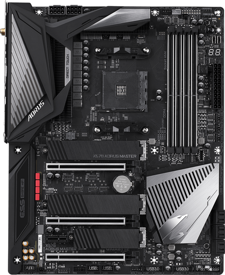 X570 AORUS MASTER (Rev. 1.0) - GIGABYTE Global