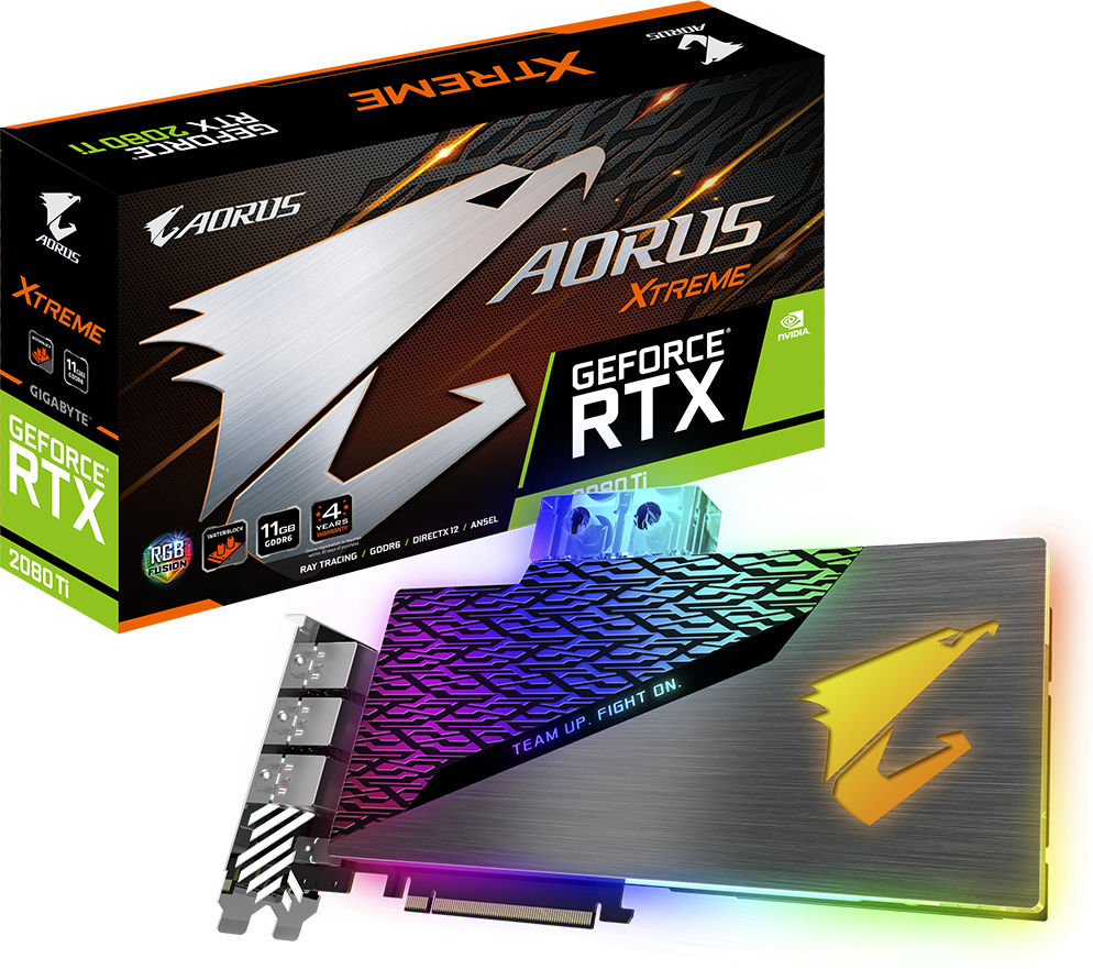 AORUS GeForce RTX™ 2080 Ti XTREME WATERFORCE WB 11G - GIGABYTE Global