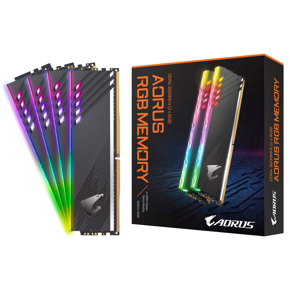 GIGABYTE Introduces AORUS RGB MEMORY 16GB 3600MHz | News