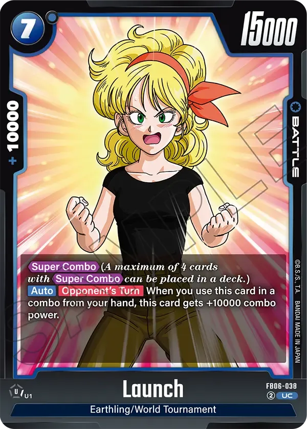 FB06-038 Launch Dragon Ball Super Card Game Fusion World Card