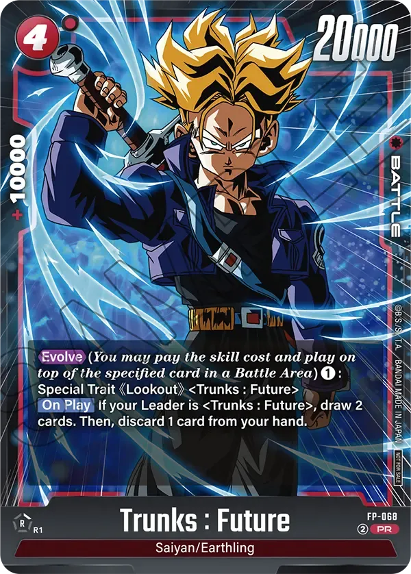 FP-068 Trunks : Future Dragon Ball Super Card Game Fusion World