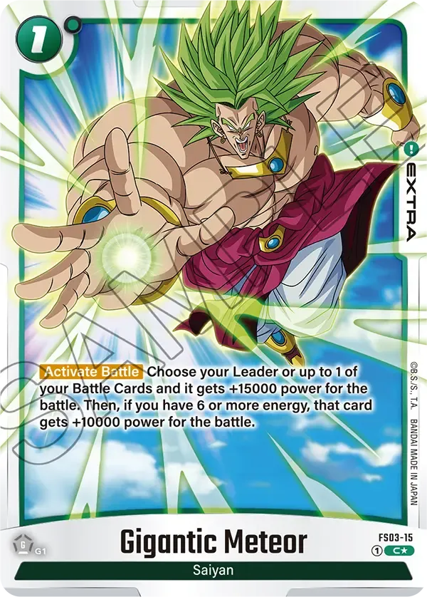 FS03-15 Gigantic Meteor Dragon Ball Super Card Game Fusion World