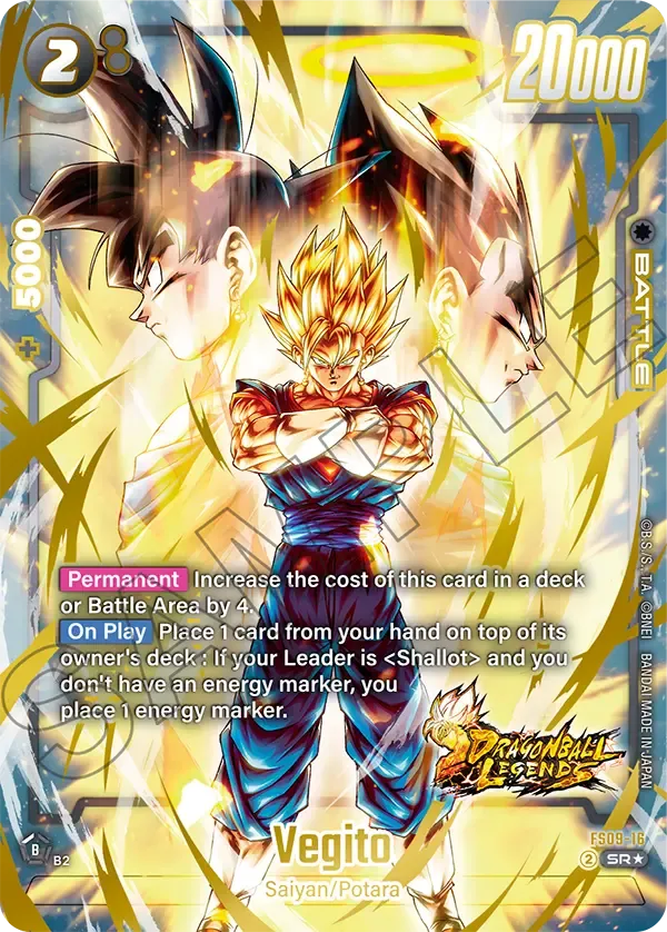 FS09-16 Vegito Dragon Ball Super Card Game Fusion World Card