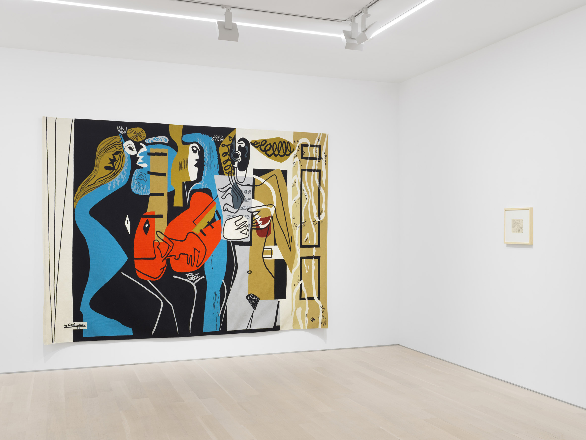Le Corbusier tapestries goes on display at Almine Rech Gallery