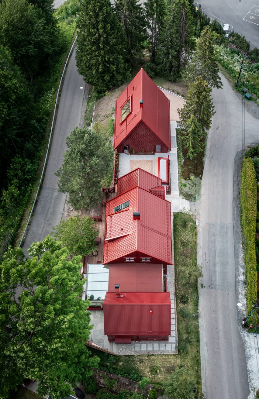 Rever & Drage expands traditional red-painted house in Norway