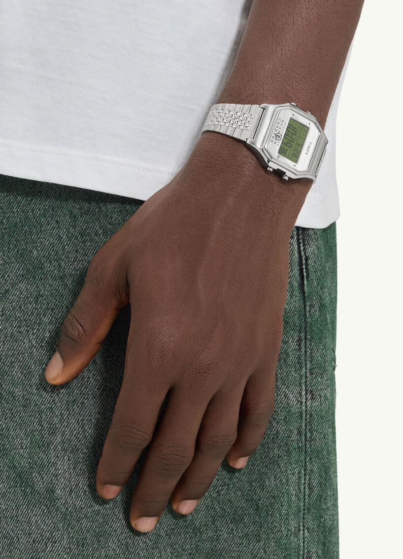 timex releases MM6 maison margiela steel watch that fits around