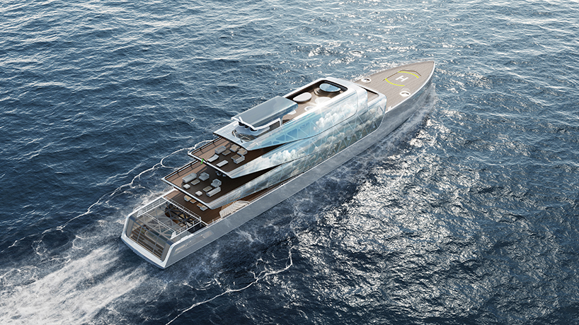 jozeph forakis' pegasus superyacht is 3D-printed and solar-electric