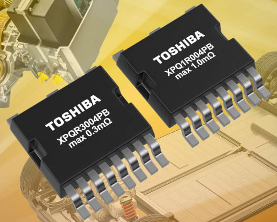 Toshiba mosfet package for 400A automotive use | Electronics Weekly