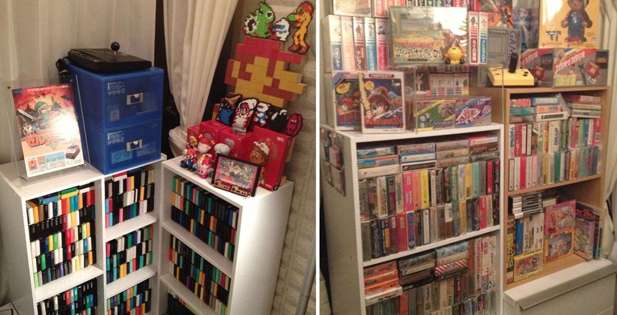 ファミコンカセット全1,053本を箱付きでコンプリートしたマニアが