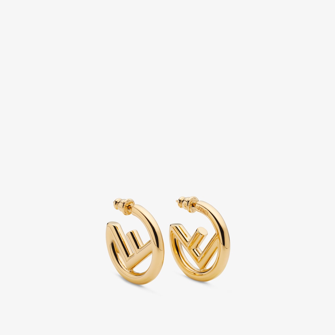 F Is Fendi Earrings Gold finish Gold | Fendi