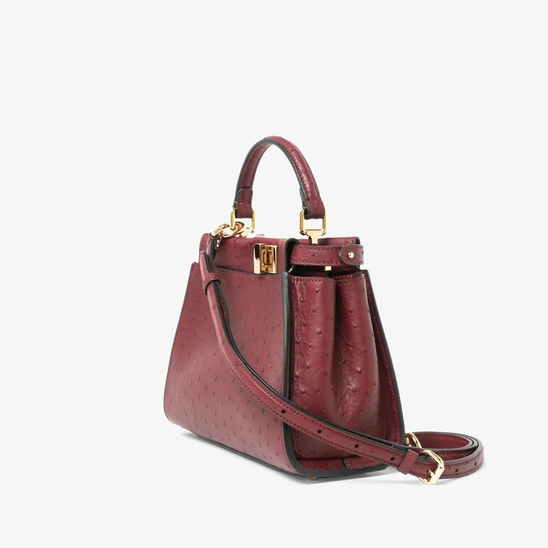 ピーカブー ミニ プレシャスレザー レッド | Fendi