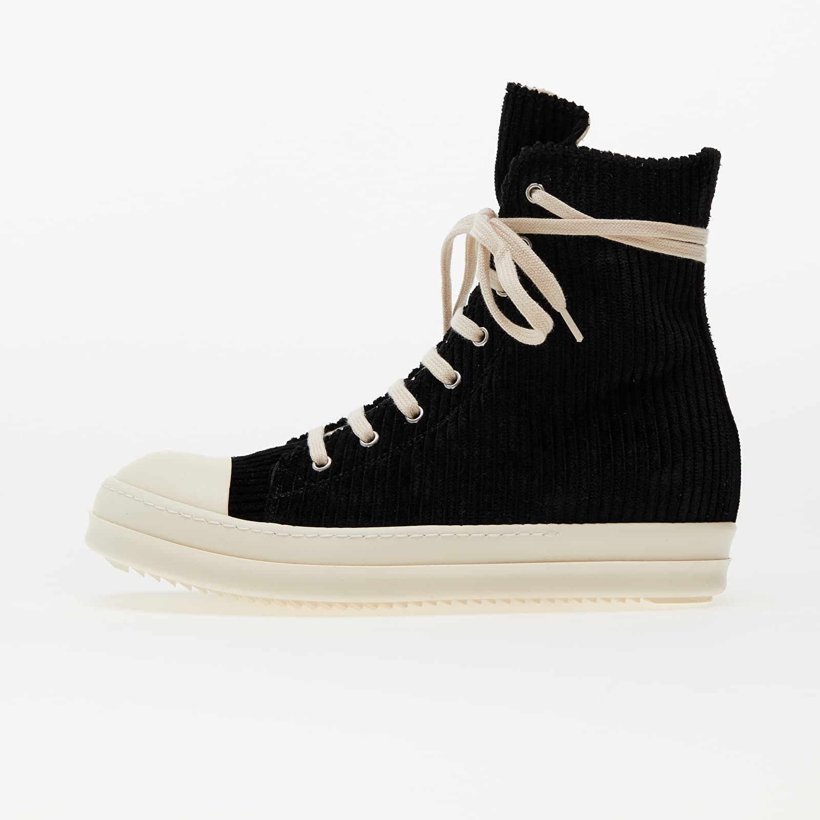 Men's shoes Rick Owens DRKSHDW Sneaks Black/ Milk/ Milk (DU02B4800
