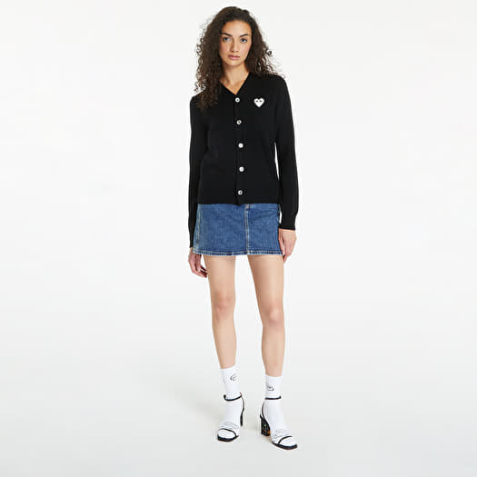 Sweaters Comme des Garçons PLAY V-Neck Emblem Knit Cardigan UNISEX