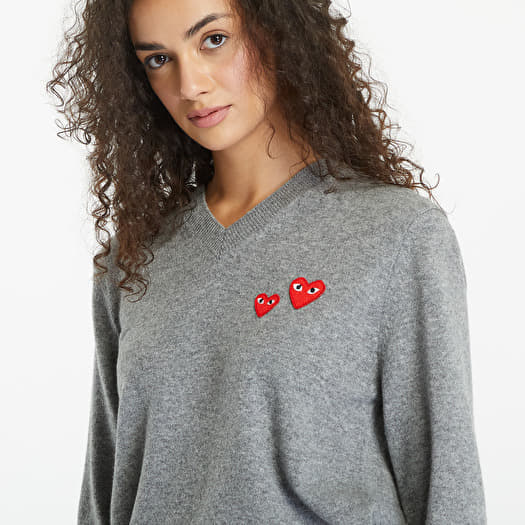 Sweaters Comme des Garçons PLAY Crewneck Sweater UNISEX Grey (AX