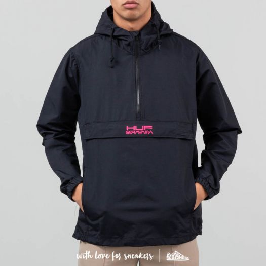 Jackets HUF x Sorayama Ankorak Shell Jacket Black (JK00099 Black