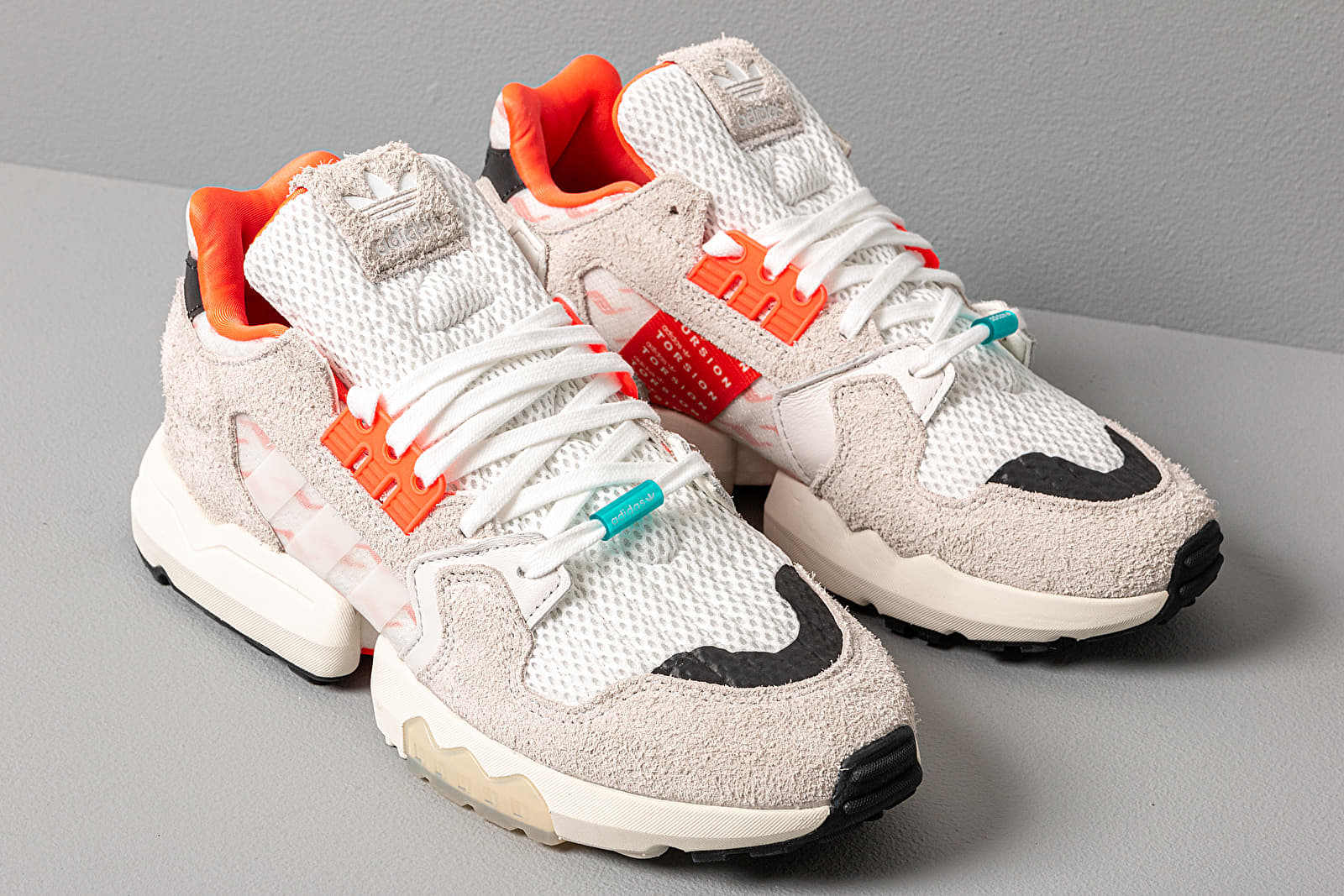 Men's shoes adidas ZX Torsion Ftwr White/ Crystal White/ Solar Red