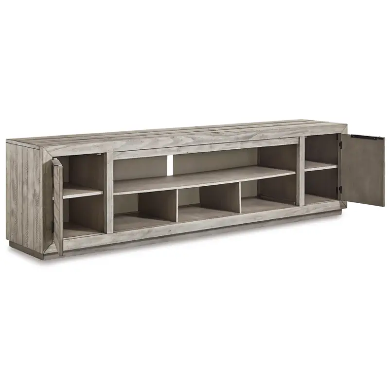 W996-78 Ashley Furniture Xl Tv Stand With Fireplace Option