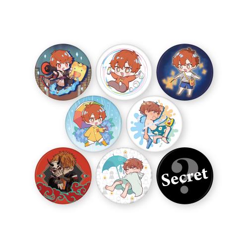 ランダム缶バッジくじ8種(あたりがいっぱい) | fantech STORE