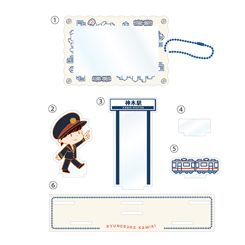 神木隆之介「神木駅」会員証ケース付きアクリルスタンド | Co-LaVo
