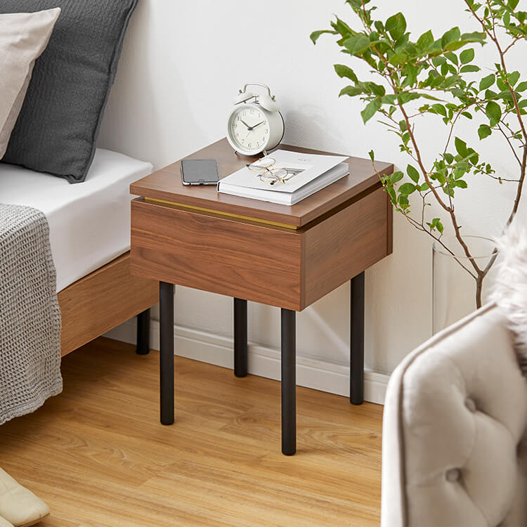 ナイトテーブル 引出し収納付き [幅35] | 【公式】LOWYA(ロウヤ) 家具