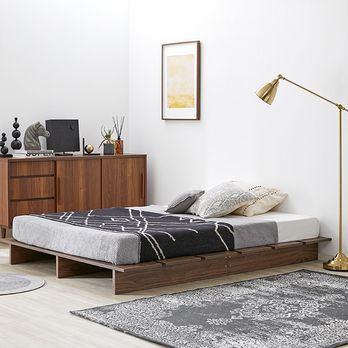 幅160][ダブル] ベッドフレーム 単品orマットレスセット ロータイプ