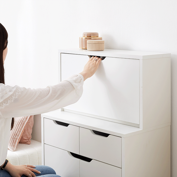 ドレッサーチェスト(幅60cm) コンパクト収納 ビューロ風 | 【公式