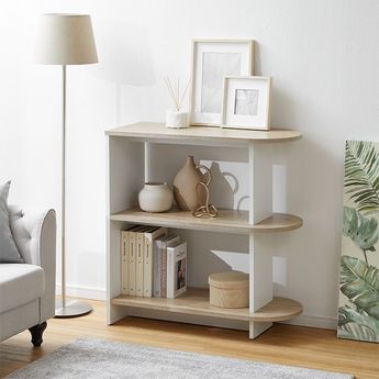 オープンシェルフ 見せる収納 間仕切り サイドテーブル [幅90