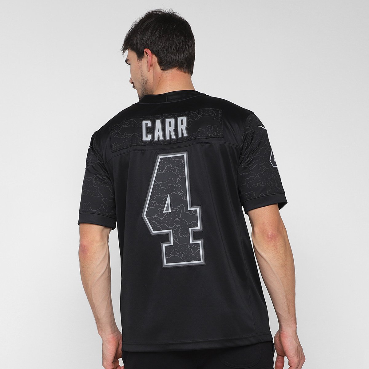 Camisa NFL Las Vegas Raiders Derek Carr n°4 Nike Reflective