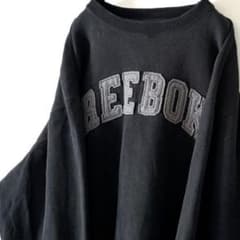 最終価格】Reebok ダメージスウェット L ブラック 松村北斗 | Buyee