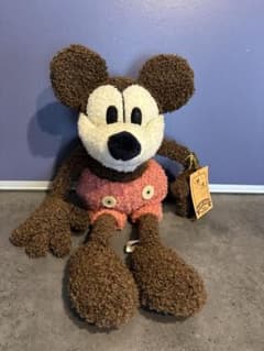 プレーンクレイジーミッキーマウスぬいぐるみタグ付き - メルカリ