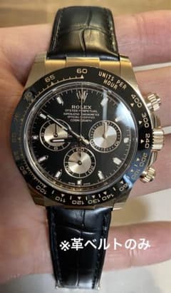正規品・美品】ロレックス デイトナ 革ベルト アリゲーター - メルカリ